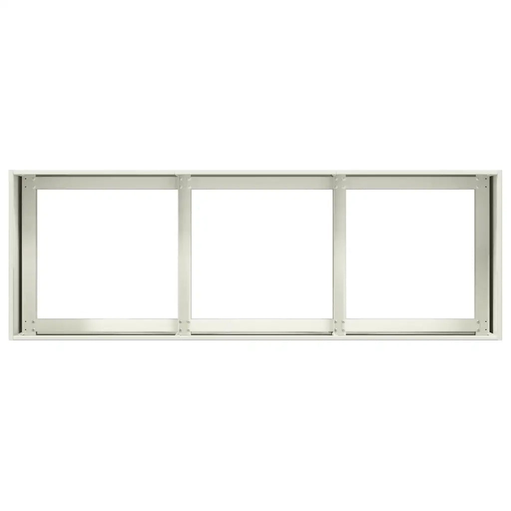 Fioriera Bianca 120x40x40 cm in Acciaio Laminato a Freddo 860676