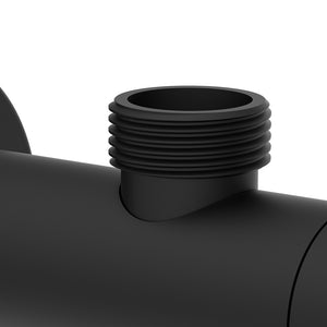 Deviatore in ottone finitura nero opaco