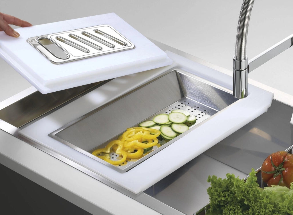 Foster 8644 101 tagliere da cucina Polietilene Bianco