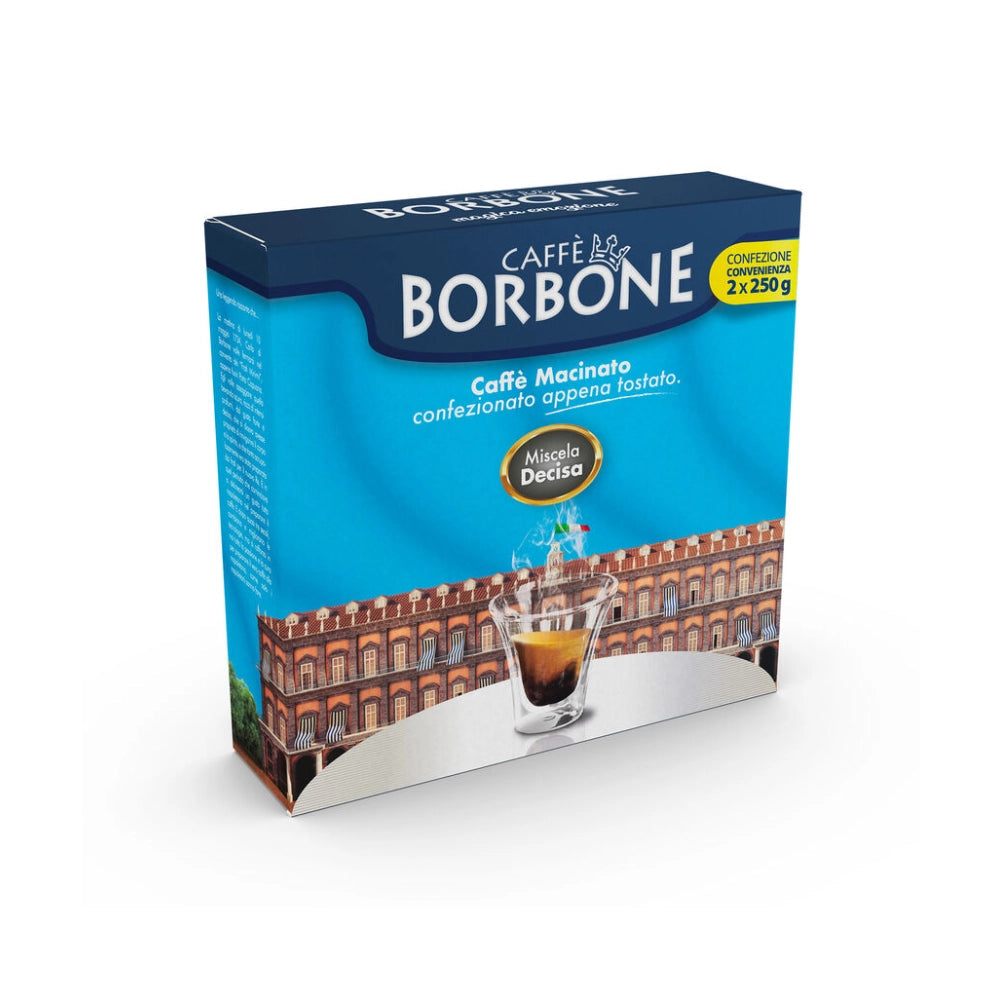 Borbone caffe macinato miscela decisa confezione bipack da 2x250 grammi