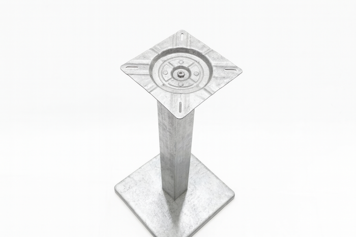 Base Ischia in metallo  Urbostyle 76x40 Colore: Bianco