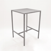 Set tavolo e sgabelli Urbostyle Colore: Bianco