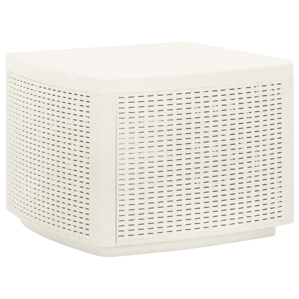 Tavolo da Giardino Bianco 53x53x40 cm in Plastica cod mxl 34340