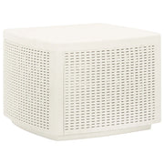 Tavolo da Giardino Bianco 53x53x40 cm in Plastica cod mxl 34340