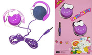 CUFFIE AURICOLARI STEREO MODELLO HELLO KITTY PER IPHONE IPOD MP3 MP4 MP5 DVD PC