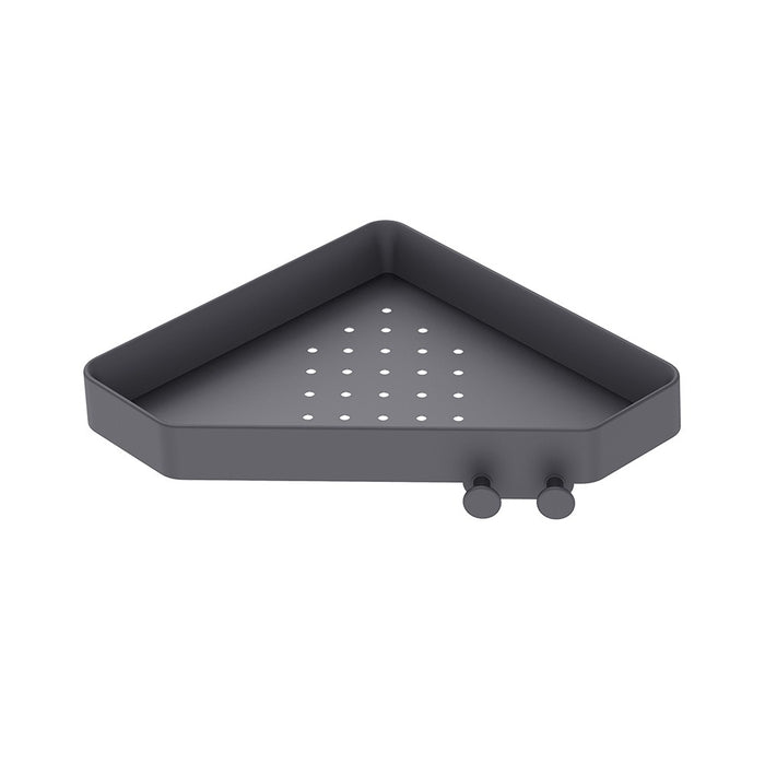 Mensola doccia angolare nero opaco - Serie Blend