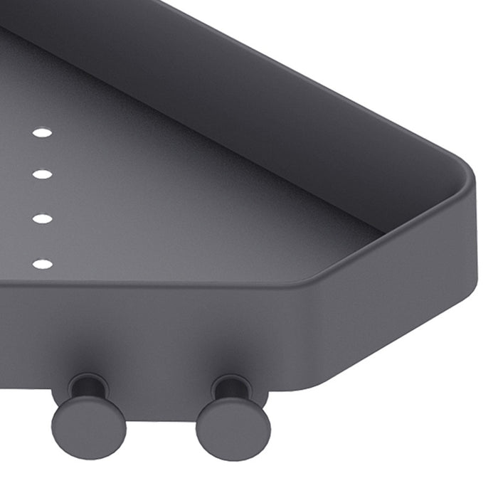 Mensola doccia angolare nero opaco - Serie Blend