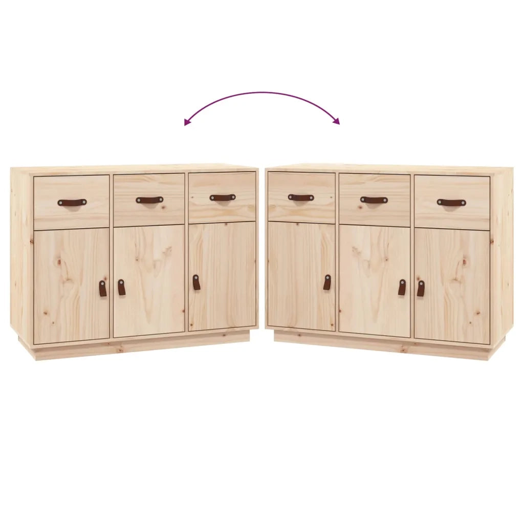 Credenza 100x40x75 cm in Legno Massello di Pino 820147