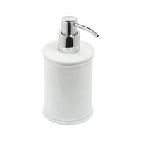Dispenser Sapone Bagno in Porcellana Bianca da Appoggio Impero Metaform