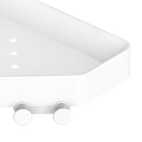 Mensola doccia angolare bianca - Serie Blend
