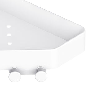 Mensola doccia angolare bianca - Serie Blend
