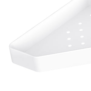 Mensola doccia angolare bianca - Serie Blend