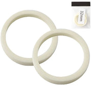 Foglietto di Sospensione per Bicicletta - 2 Pezzi - Gomma Oliato - 32mm di Diametro Interno/40mm di Diametro Esterno - Sostenibile - Facile da Installare - Fendinebbia