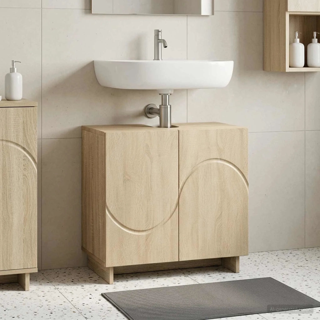 Mobile da bagno Rovere Sonoma 60 x 41 x 58 cm 8011614