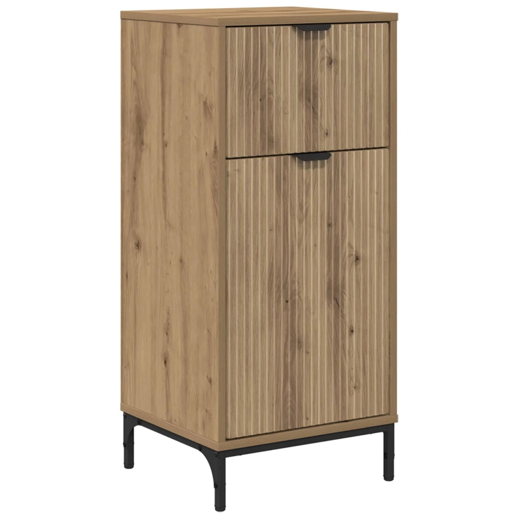 Mobile da Bagno con porta Rovere artigianale 39,5 x 36 x 88 cm 883403