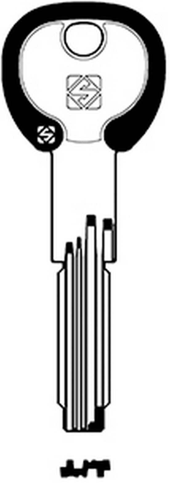 chiavi silky punzonate art.cs70dz gr.50 cod:ferx.3356