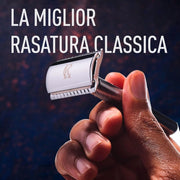 GILLETTE KING C. DA UOMO LAMETTE DI RICAMBIO PER RASOIO  CONFEZIONE DA 10 PZ