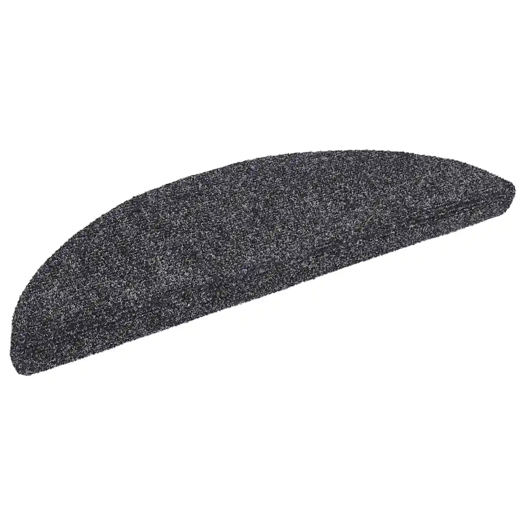 Tappetini Autoadesivi per Scale 30 pz Grigio Scuro 56x17x3 cm