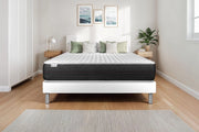 Letto con materasso VITAL SPRING 120 x 190 cm Rete kit Bianco