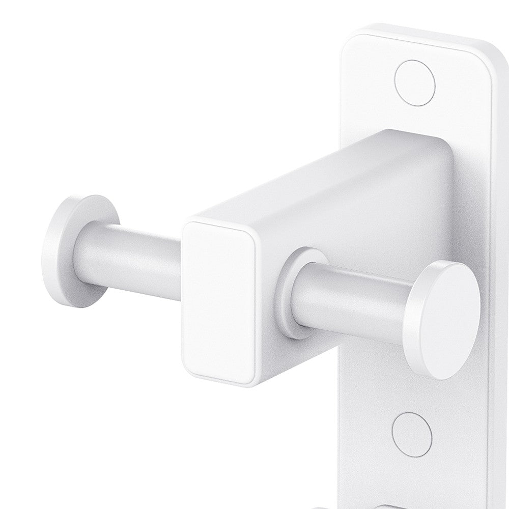 Porta abito a muro con 2 ganci bianco - Serie Blend