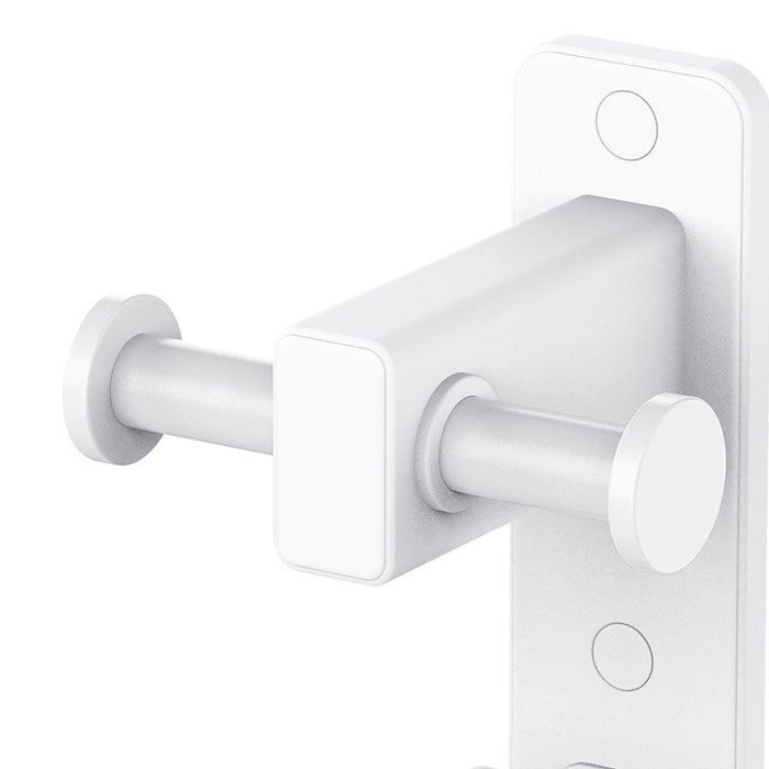 Porta abito a muro con 2 ganci bianco - Serie Blend