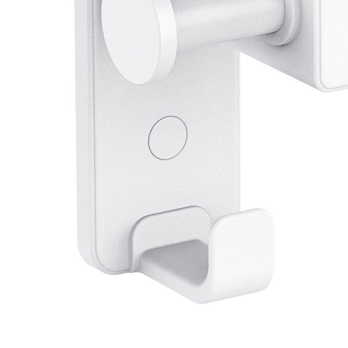 Porta abito a muro con 2 ganci bianco - Serie Blend