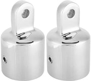 Accessori per Bimini in Acciaio Inossidabile 316L - Duraturo - Resistente alla Corrosione - Facile da Installare - 22 mm/25 mm - 2 Pezzi - Congiuntura a Orecchio