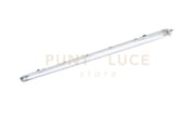 PLAFONIERA STAGNA LED ATLANTIC SILVER 1 LUCE ATTACCO T8 I INCLUSO IP65 150CM 4000K 2280LM 18W