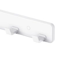 Barra porta abiti con 4 ganci bianco - Serie Blend