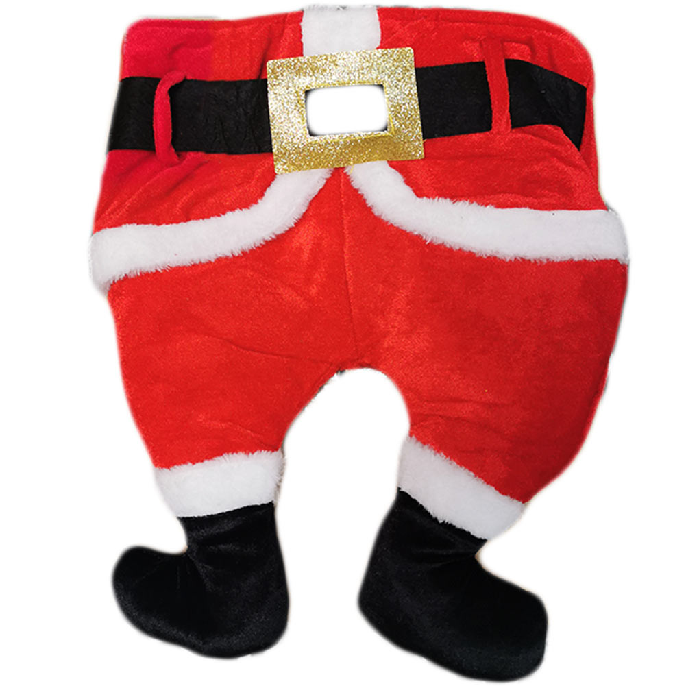 Cappello Natalizio per Albero e Testa Gambe Babbo Natale Puntale Addobbi Festivi