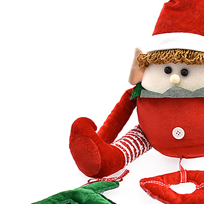 Copritermosifone Natalizio Forma Folletto con Scritta Joy Decorazione Natale