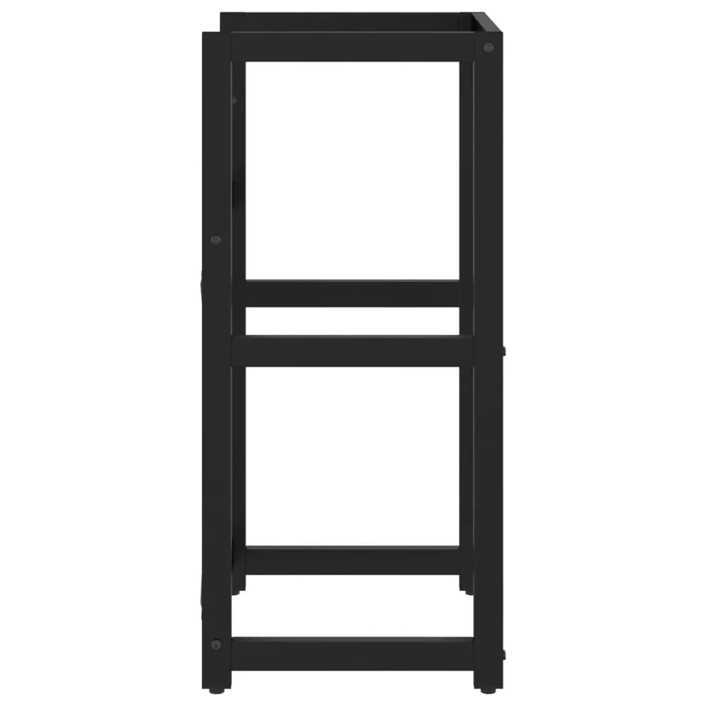 Telaio lavabo bagno 40x38x83 cm ferro nero 02_0006763