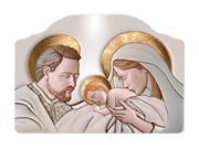 Quadro Decorativo da Parete Capezzale Sacra Famiglia Oro 50 x 70 cm