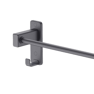 Porta salviette 60 cm accorciabile nero opaco - Serie Blend