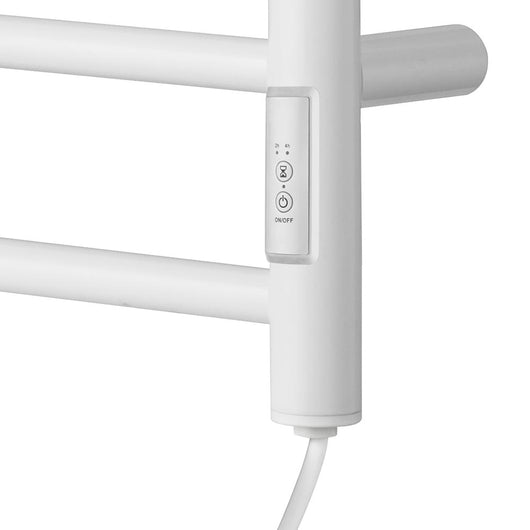 Scaldasalviette Termoarredo Elettrico Bagno Asciugabiancheria 10 Elementi Bianco