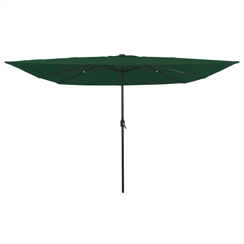 Ombrello da giardino-Ombrellone da spiaggia Verde 295 x 295 x 245 cm 757953