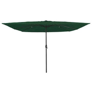 Ombrello da giardino-Ombrellone da spiaggia Verde 295 x 295 x 245 cm 757953