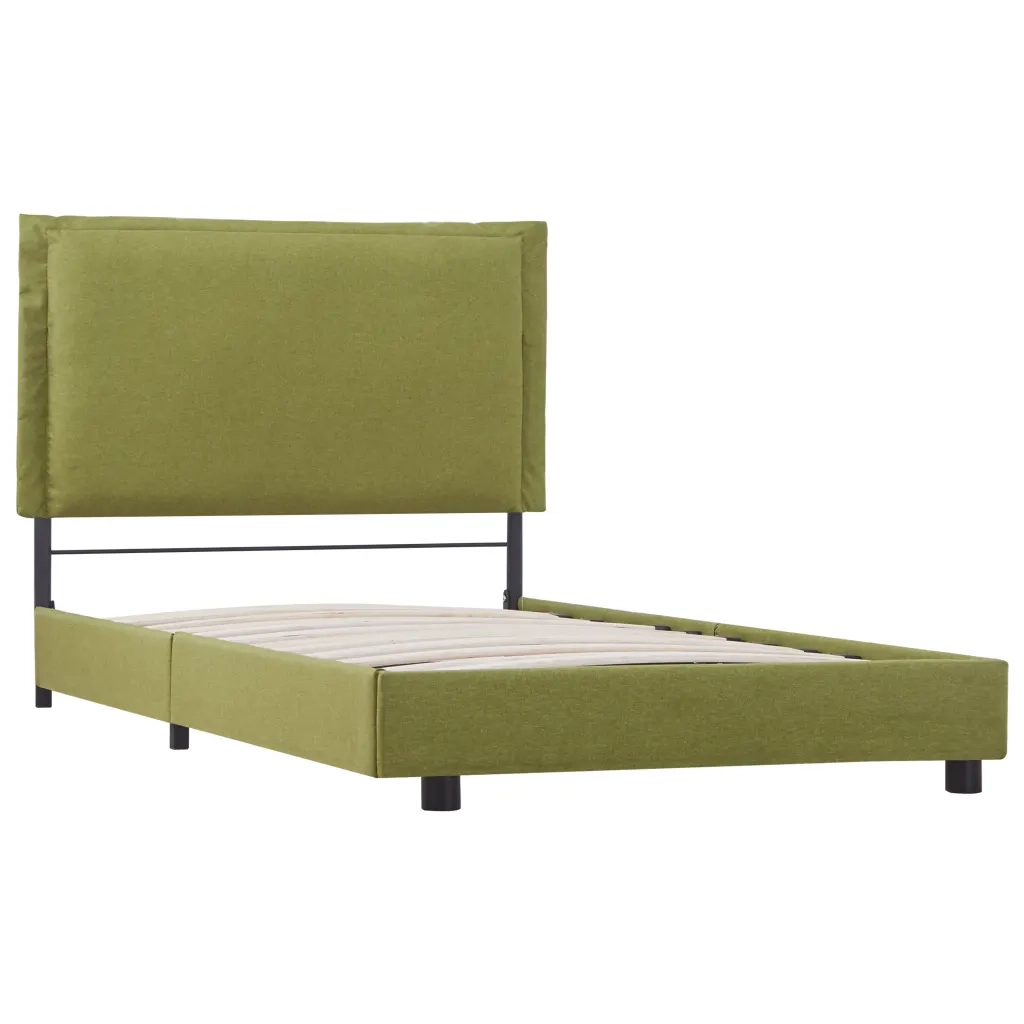 Giroletto senza Materasso Verde in Tessuto 90x200 cm 280996