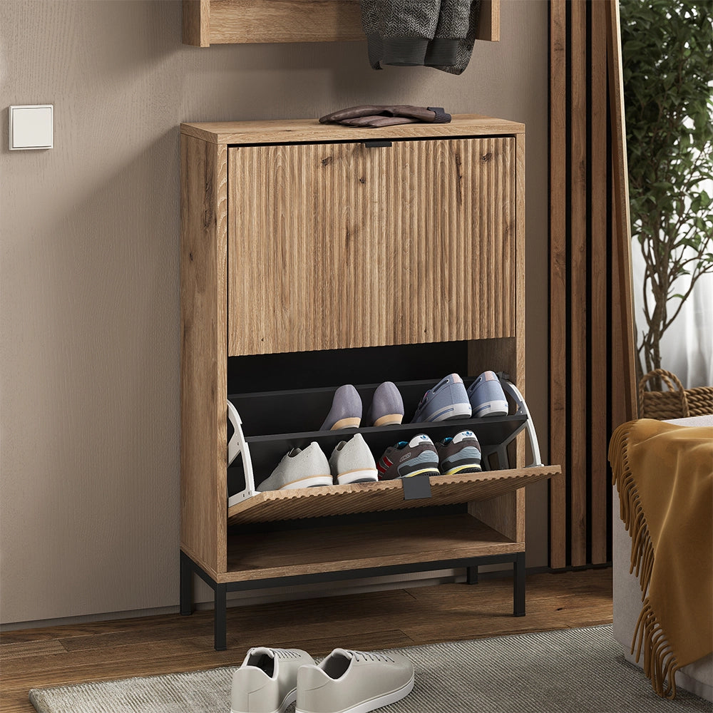 Vicco Armadio da ingresso Quercia vichinga 60 x 92 cm Set, 2 parti