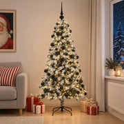 Albero di Natale Artificiale con Palline 240 cm 300 LED 3460814