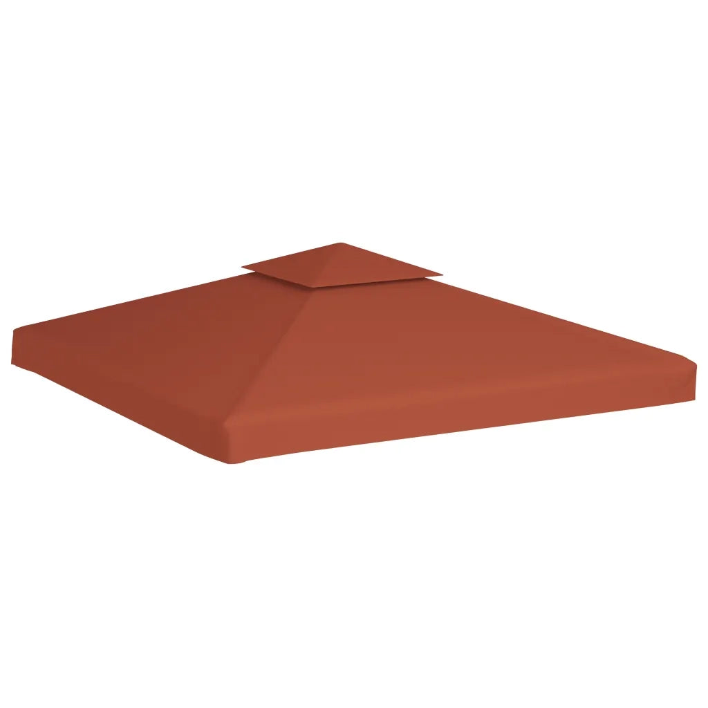 Copertura Superiore Gazebo a 2 Strati 310g/mÂ² 3x3m Terracotta