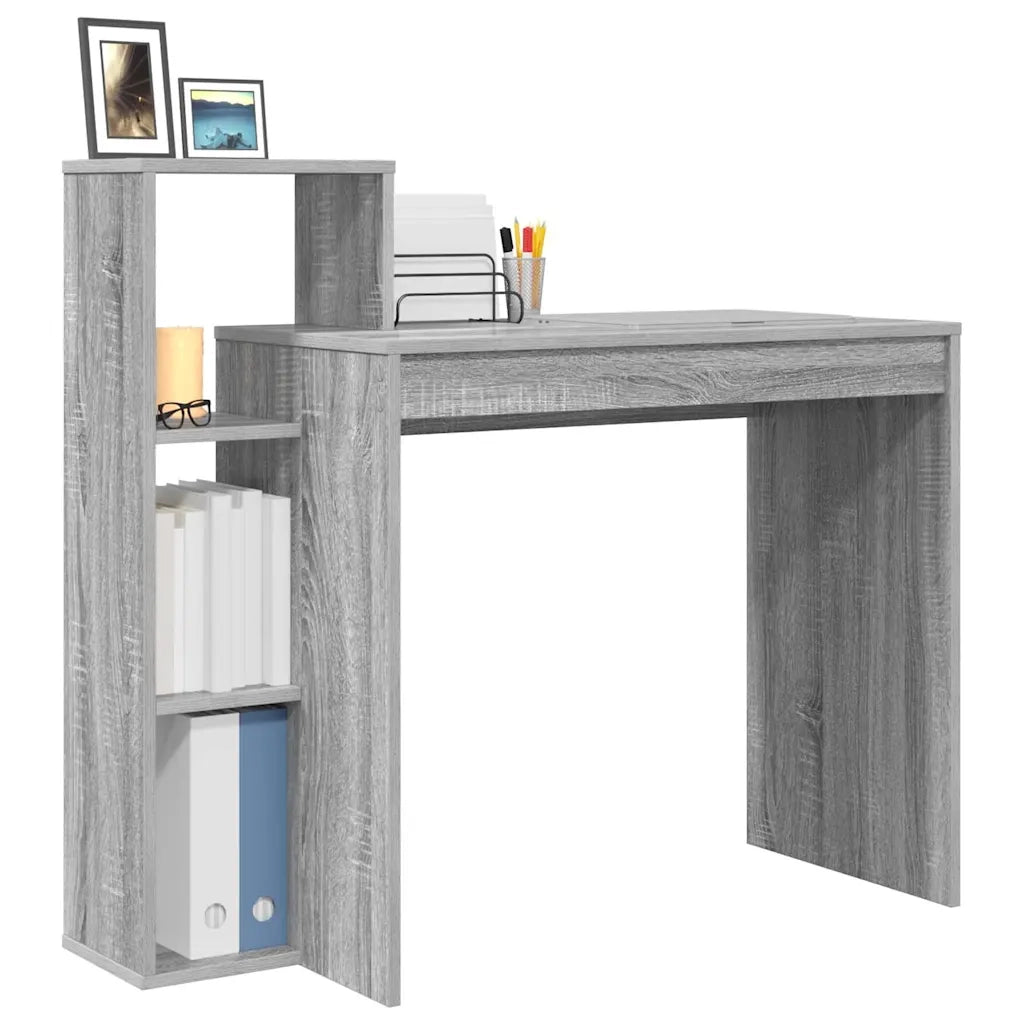 Scrivania Grigio Sonoma 100 x 40 x 90 cm Legno multistrato 869319