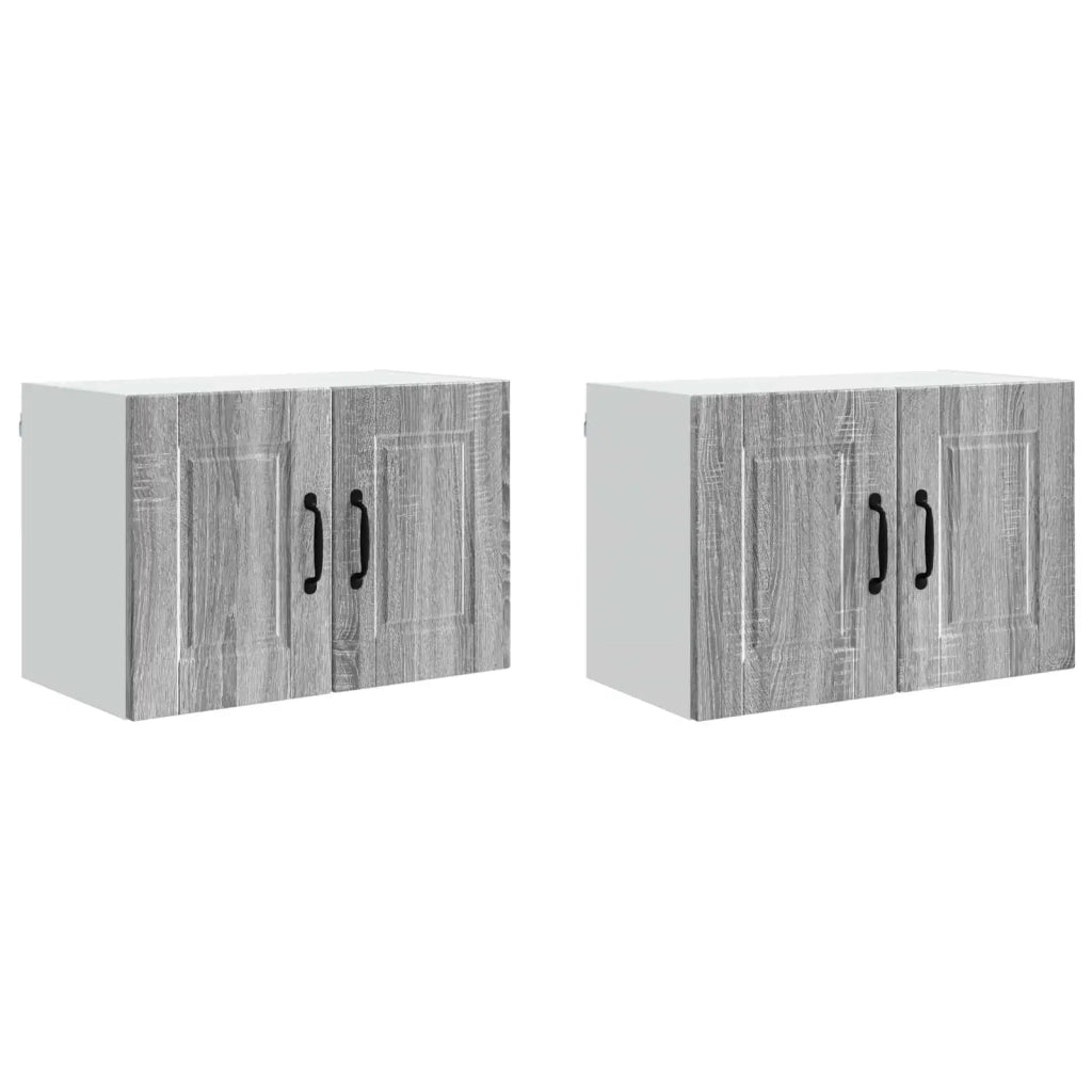 Armadietto a muro PORTO 2 pcs Grigio Sonoma 60 x 31 x 40 cm