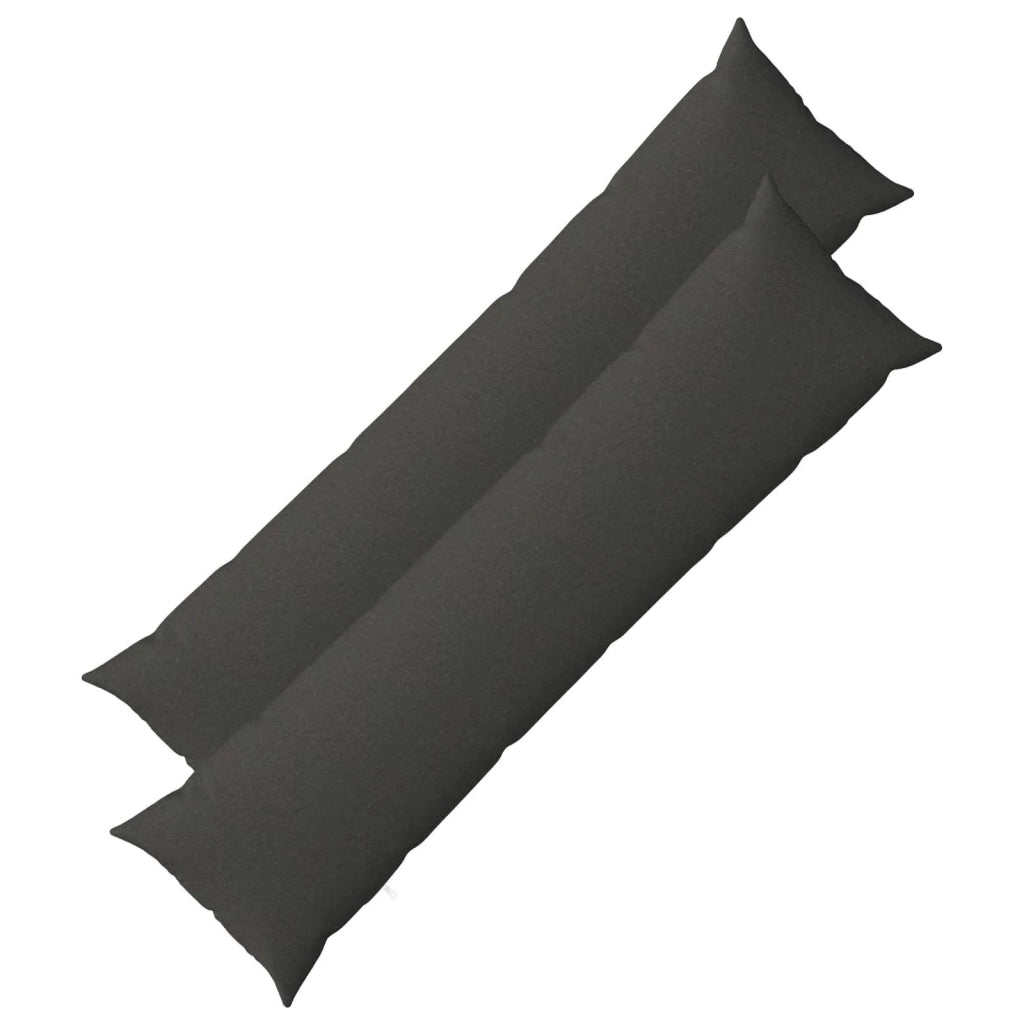 Cuscino con cuscino HEERLEN 2 pz Grigio Scuro Tessuto 926068