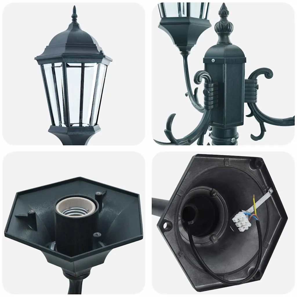 Luce da Giardino Verde vintage spazzolato 57 x 49 x 241 cm CFW8987516