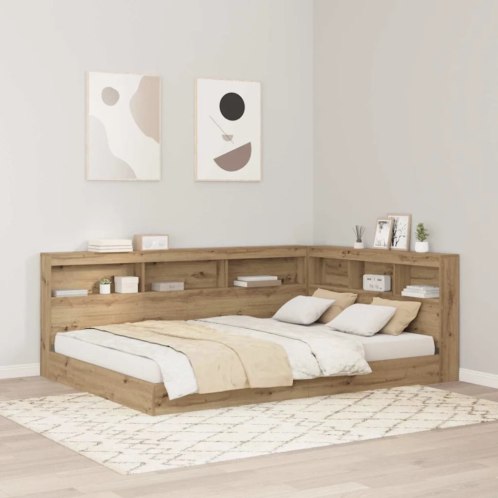 Testata contenitore Rovere artigianale 135 cm Legno multistrato 3335556