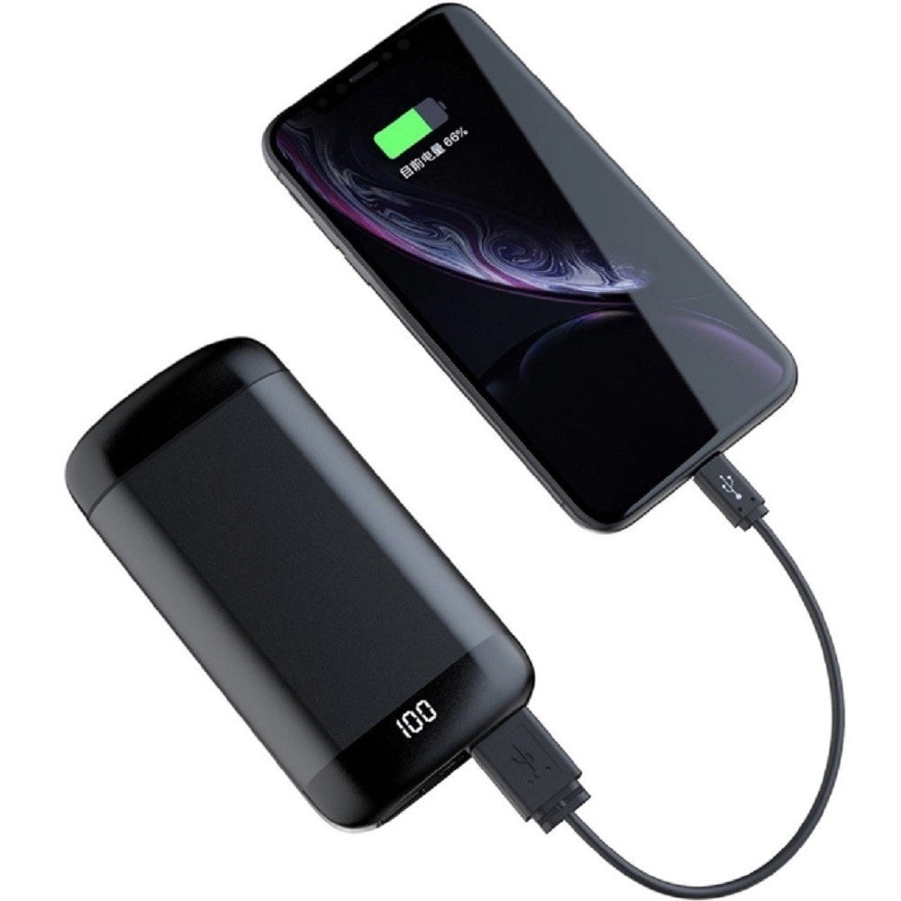 Trade Shop - Cuffie Auricolari Power Bank Stereo Hi-fi Per Musica Wireless Q66 Tws Bluetooth -