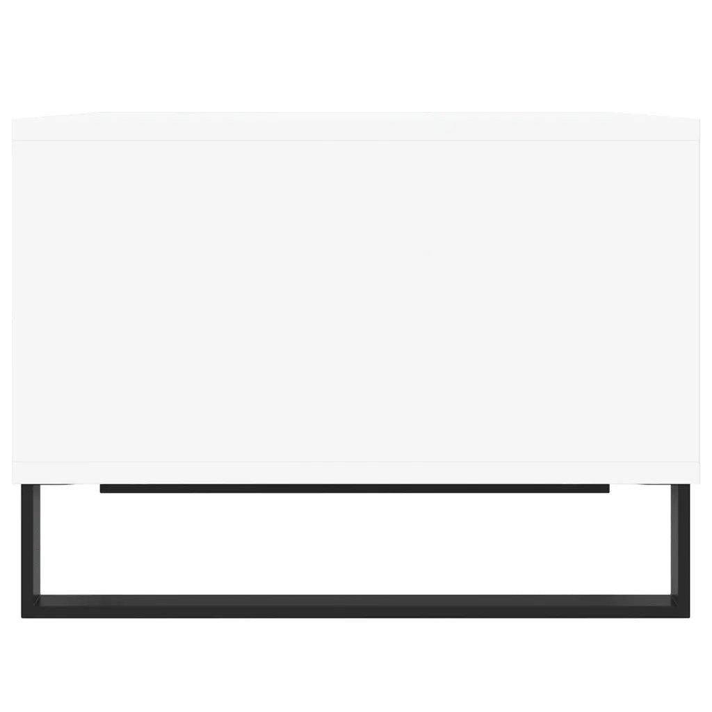 Tavolino da salotto | Tavolino da caff¨¨ | Tavolino da Soggiorno Bianco 60x50x36,5 cm in Legno Multistrato