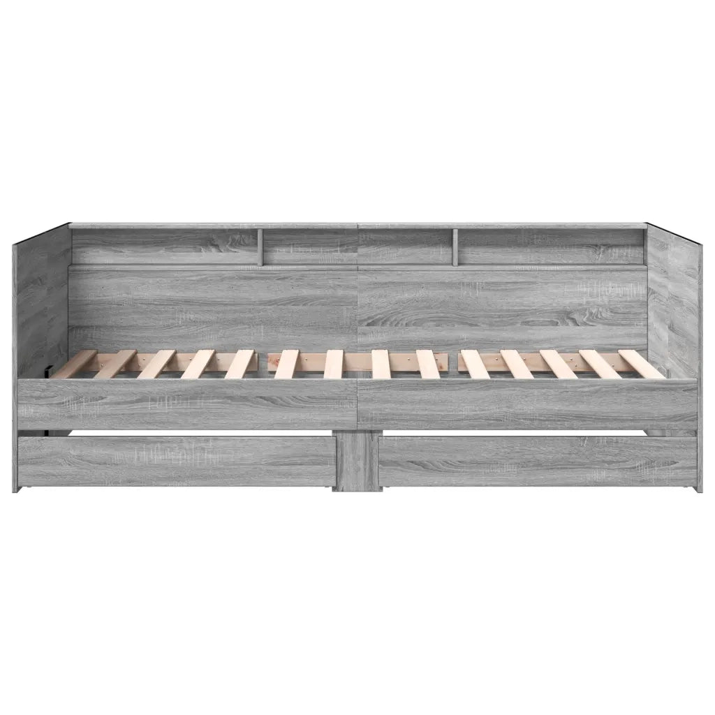 Divano Letto con Cassetti senza Materasso 75x190 cm
