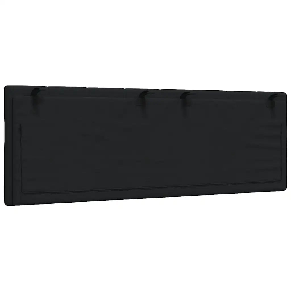 Cuscino Testiera Hanko Nero 120 cm in Tessuto CFW3863602